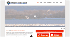 Desktop Screenshot of deltagoosefestival.com